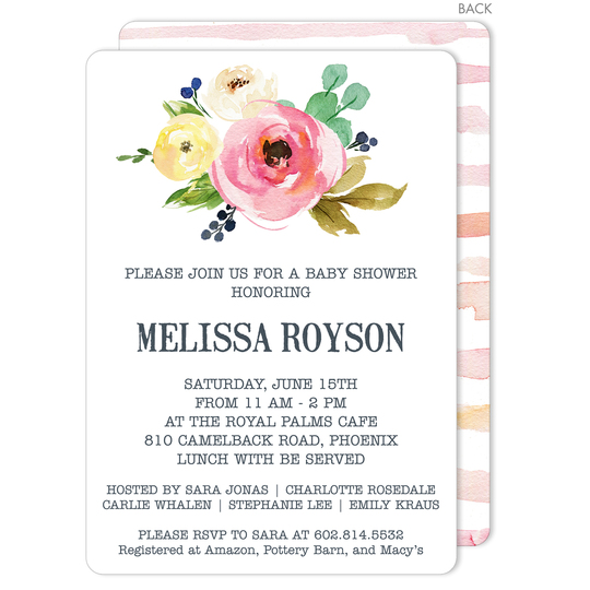 Rose Bunch Invitations